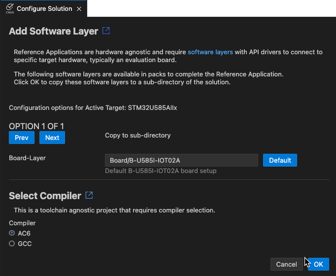 Configure a solution