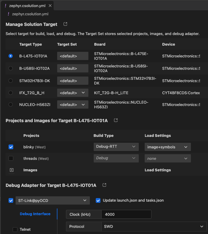Manage Zephyr Solution