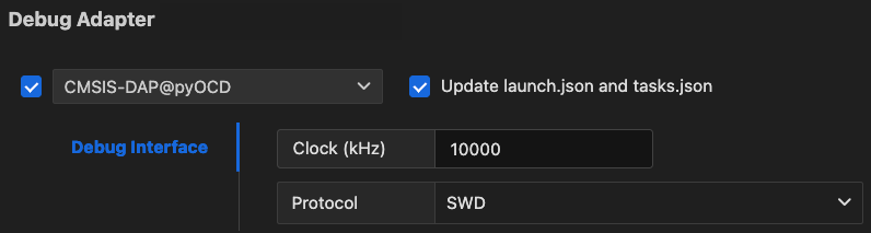 Using pyOCD for debugging