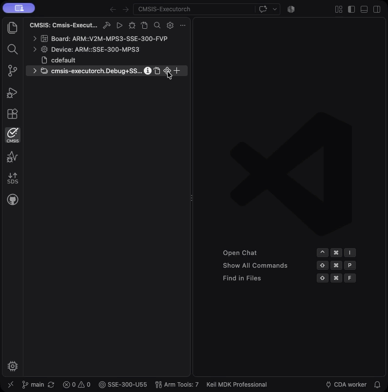 The 'Software Components' view